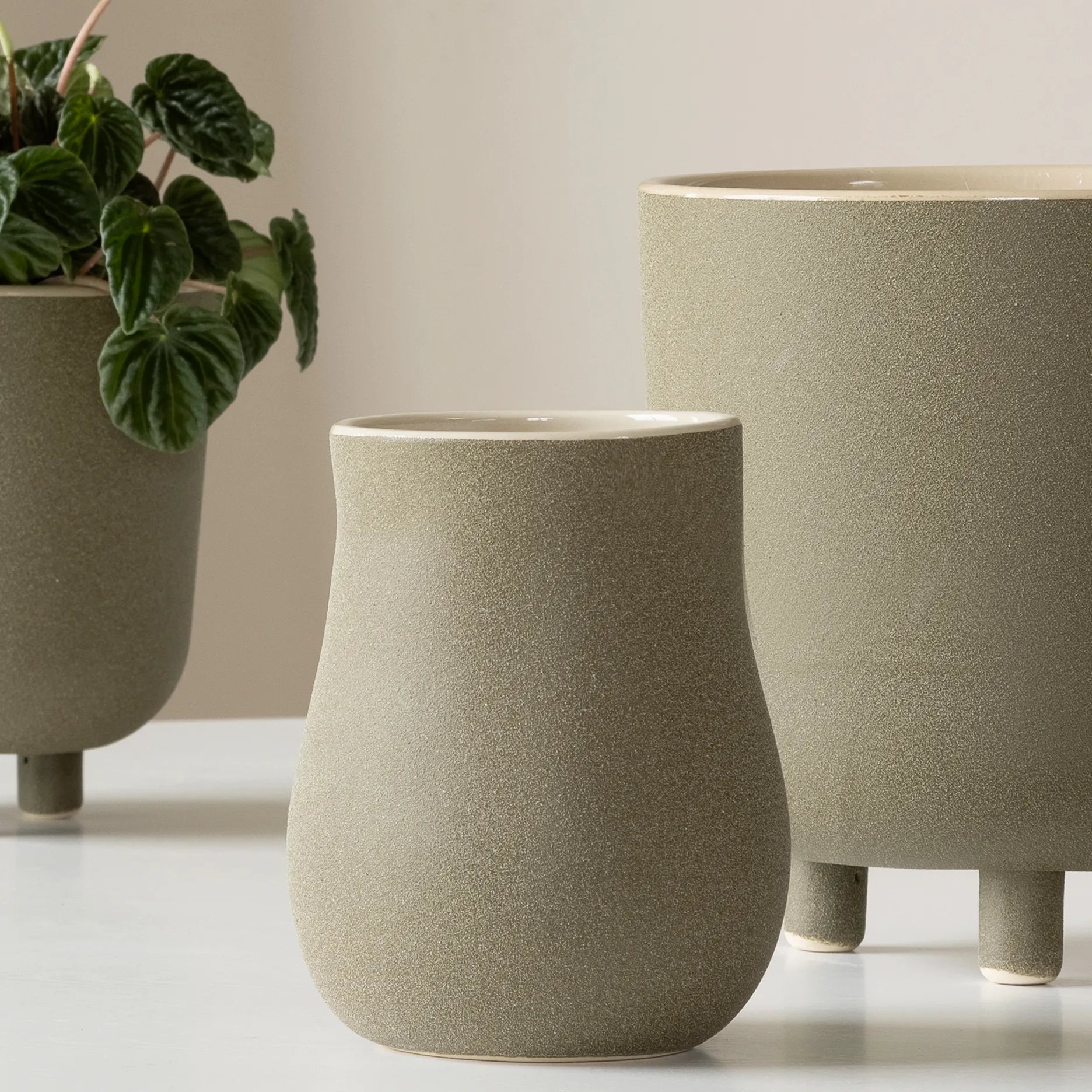 Wendy Vase Khaki